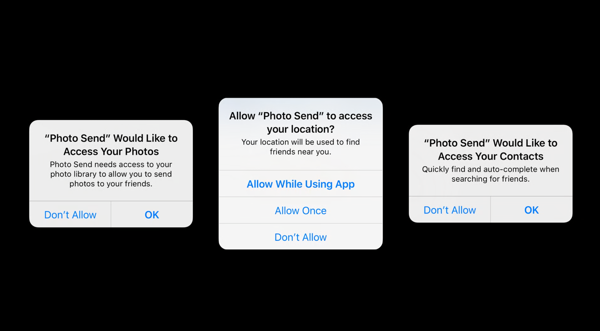 Get rid of alerts, user permissions smarter